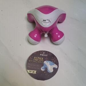 Like new "Homedics Alpha Mini Massager" Pink and White
